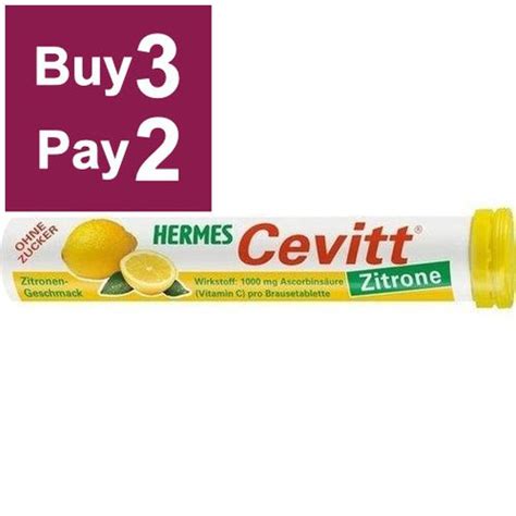 Hermes Cevitt Vitamin C Effervescent Tablets Lemon .